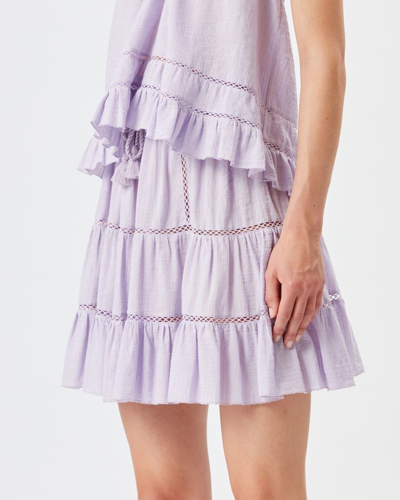 LIOLINE COTTON AND LINEN SKIRT - 3