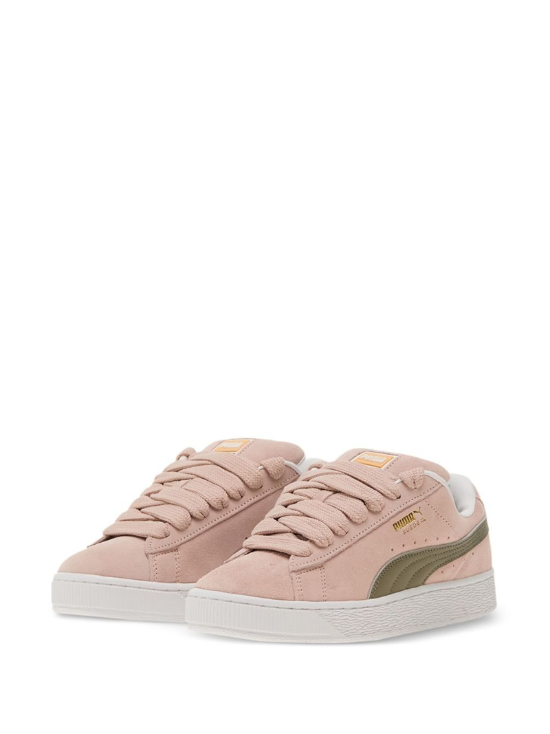 PUMA suede lace-up sneakers outlook