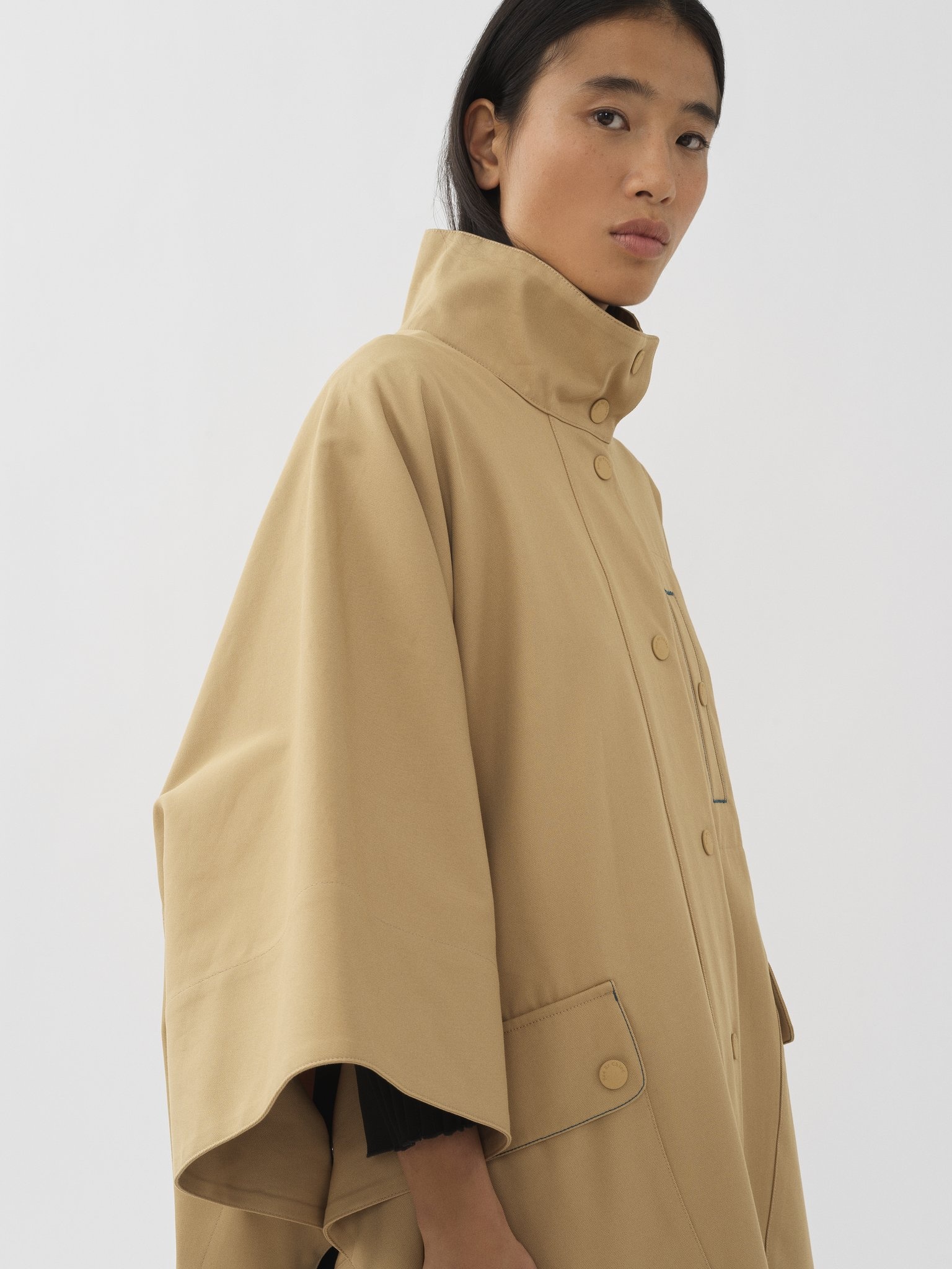 SINGLE-BREASTED CAPE - 7