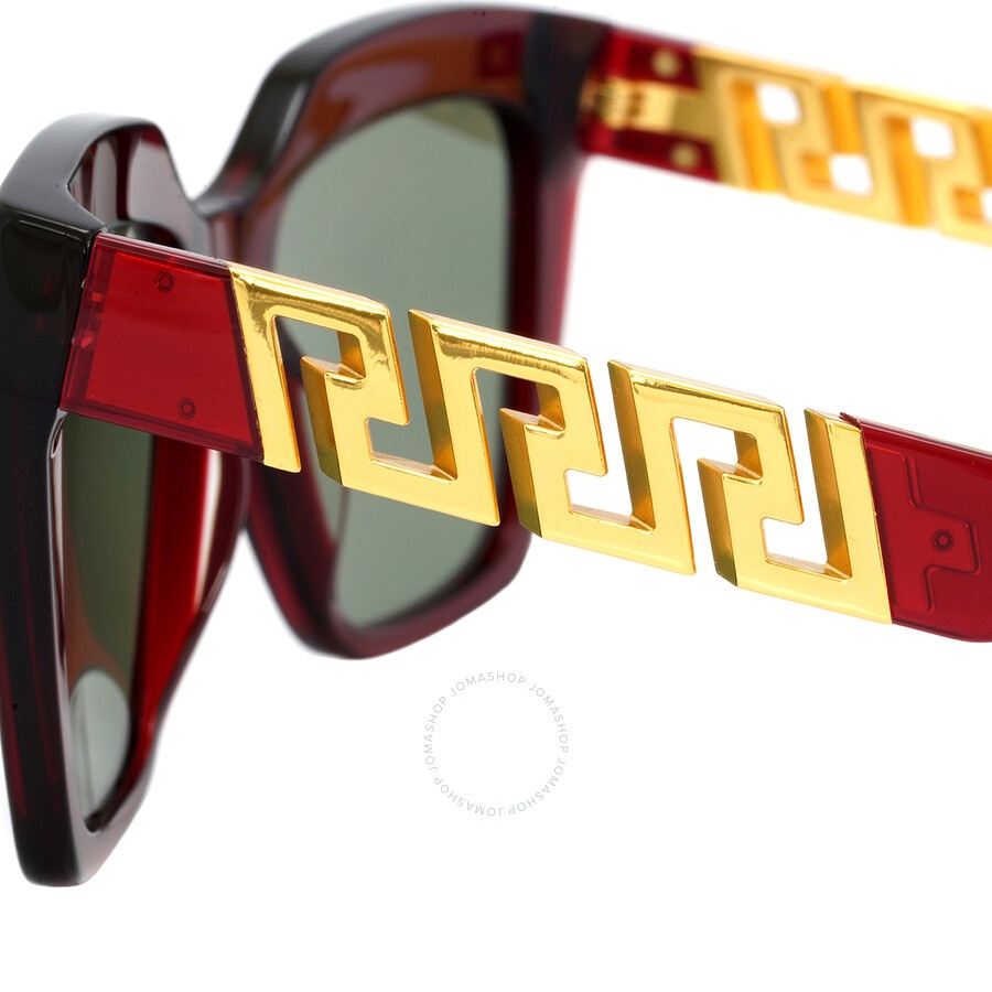 Versace Green Square Ladies Sunglasses VE4418 388/2 56 - 4