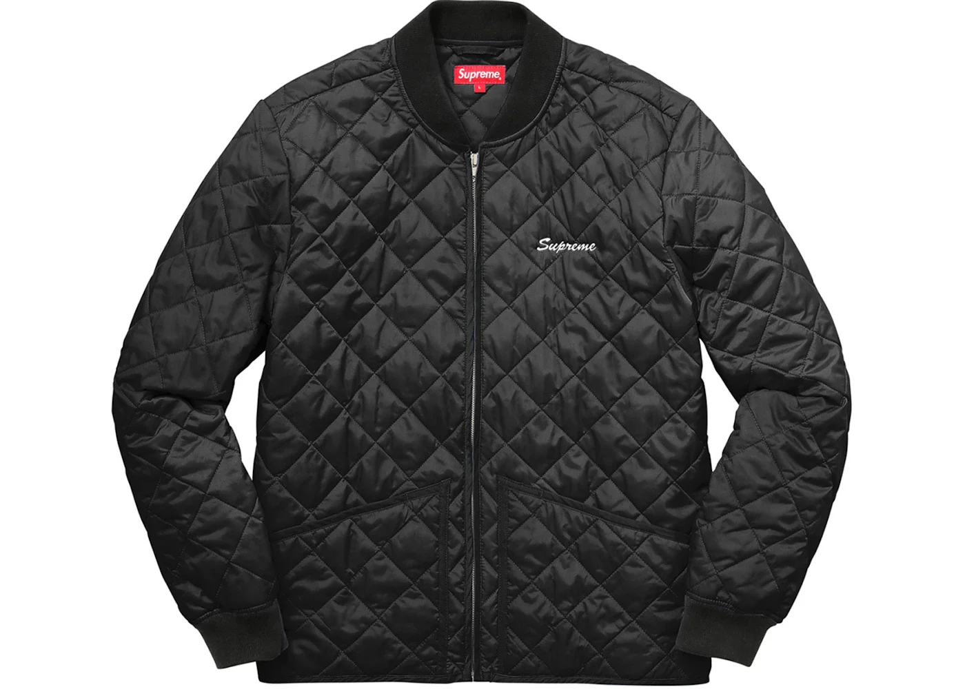Supreme Zapata Quilted Work Jacket Black - 1