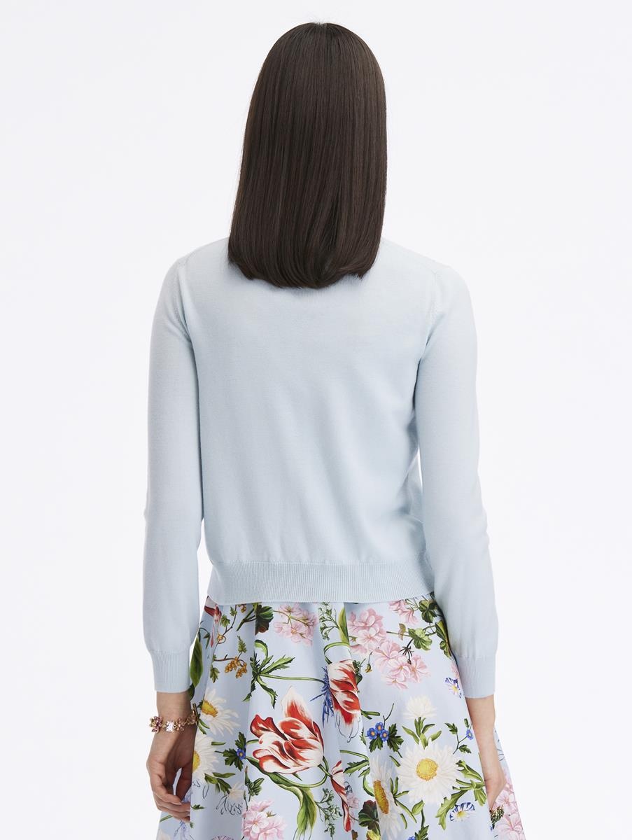 UNFINISHED FLORAL THREADWORK CARDIGAN - 3