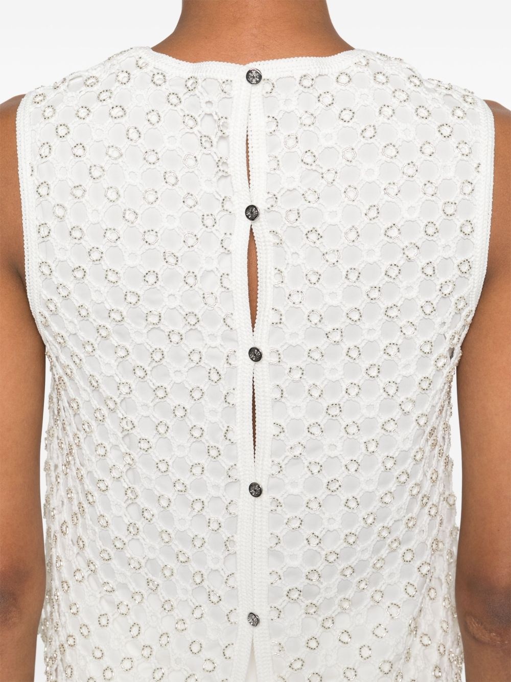 bead-embellished top - 5