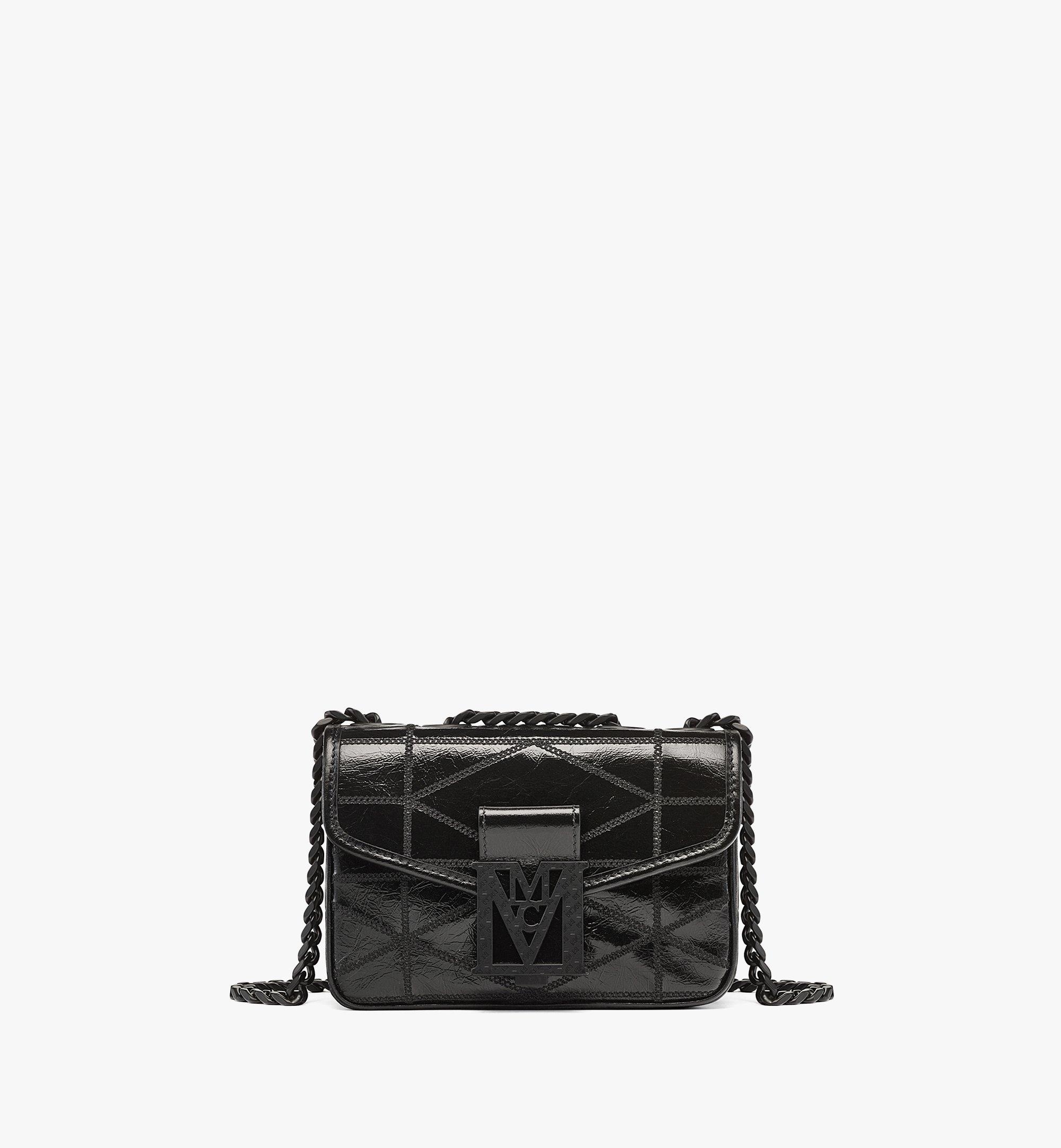 Travia Quilted Shoulder Bag in Crushed Leather - 1