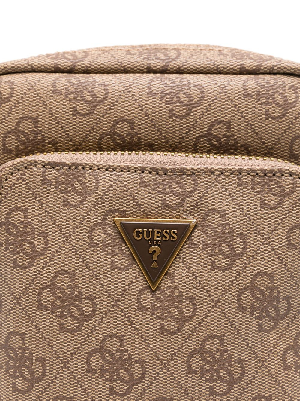 monogram messenger bag - 4