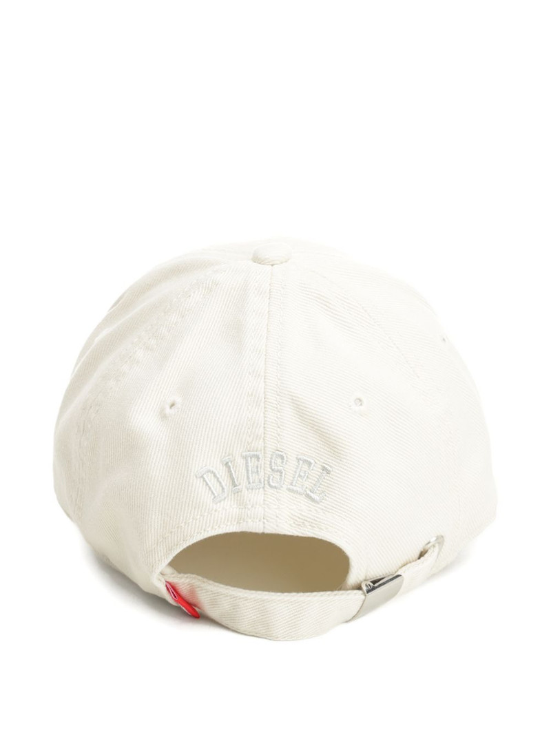 Diesel logo-patch baseball cap outlook