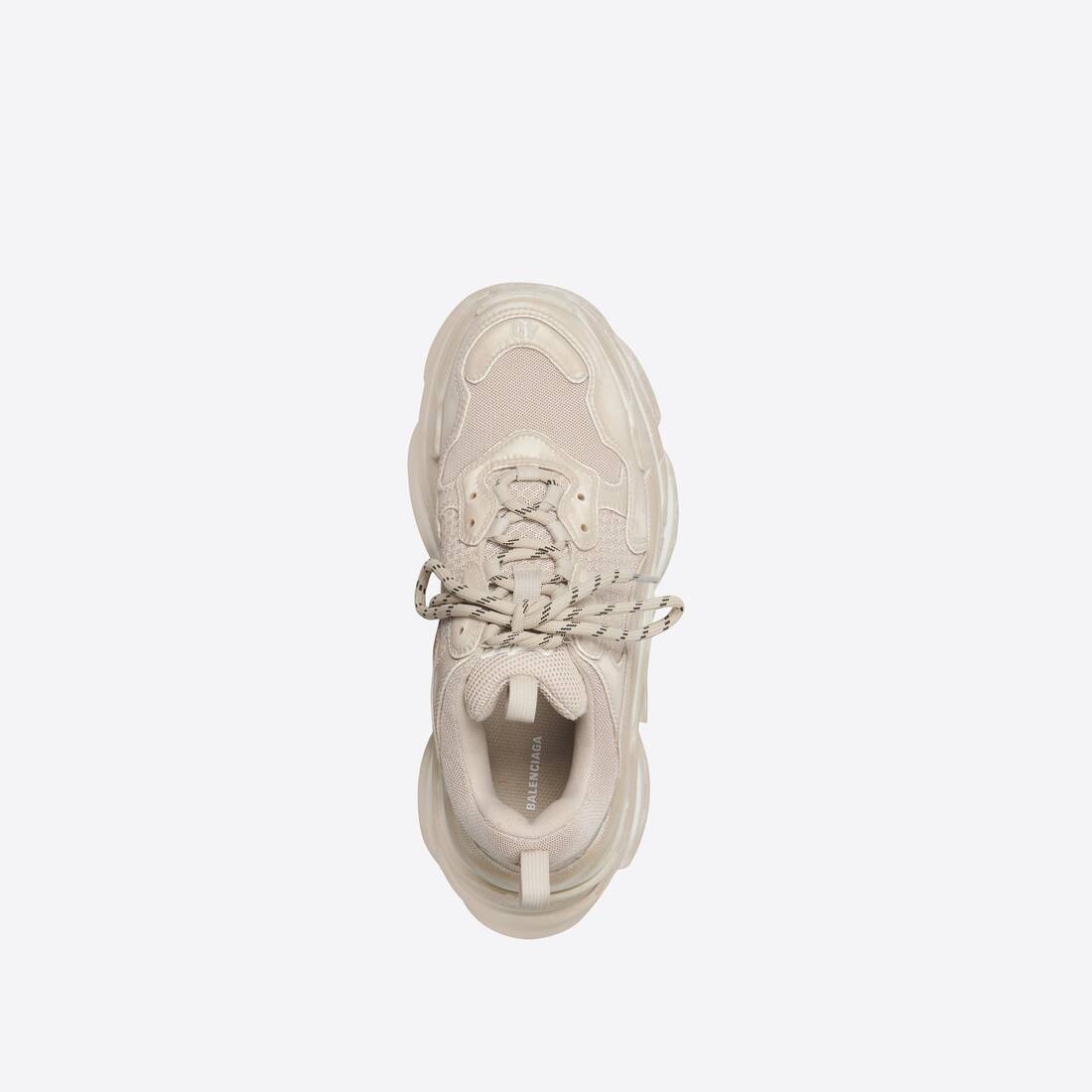 Women's Triple S Faded Sneaker in Beige - 5