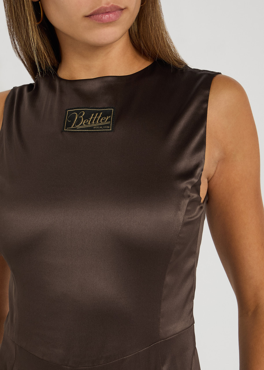Bettter Smoked Stretch-satin Bodysuit - 5