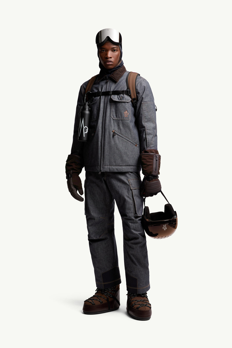 Moncler Grenoble Croatan Denim Down Ski Jacket outlook