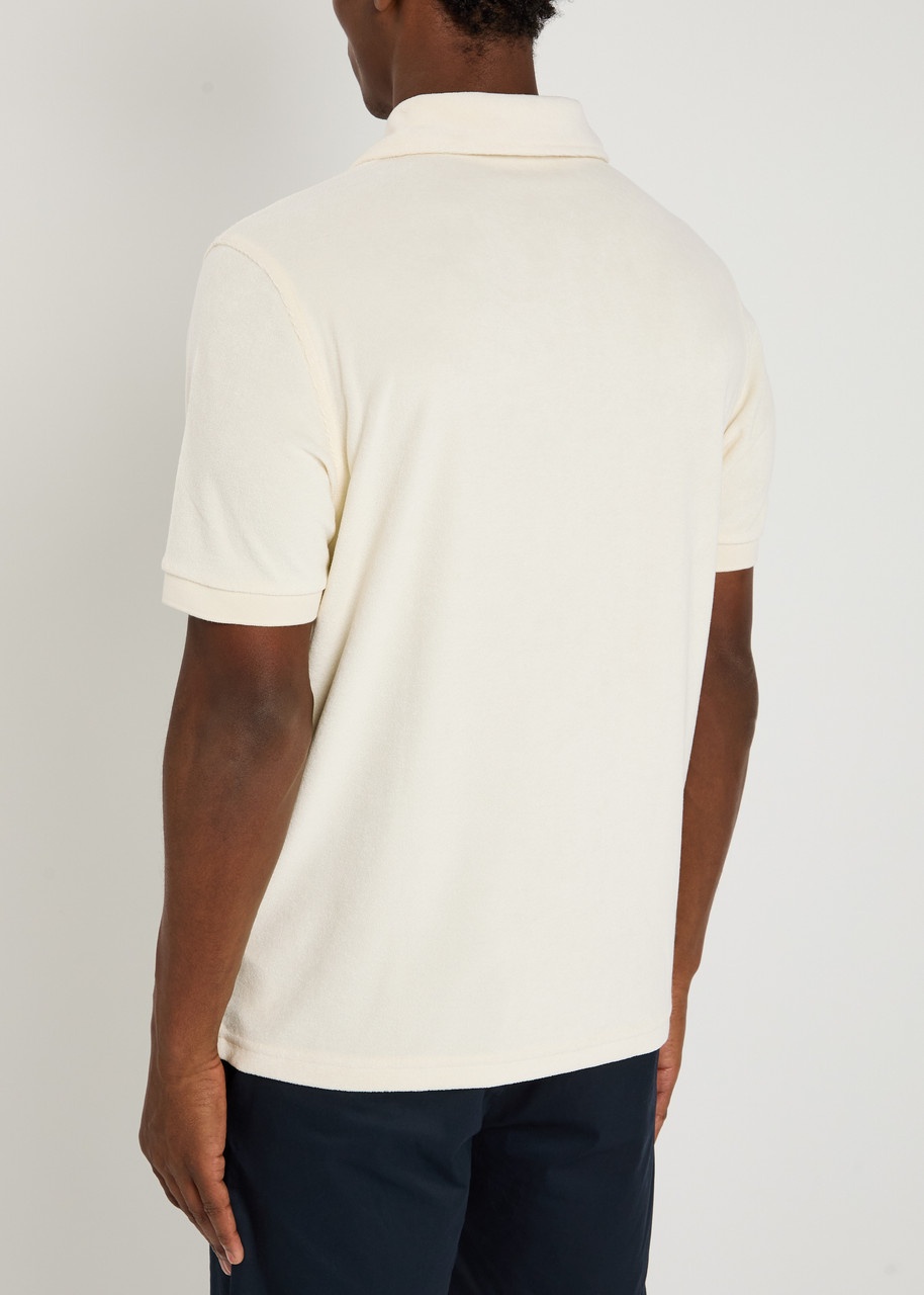 Fred Perry Logo-embroidered Towelling Cotton-blend Polo Shirt - 3