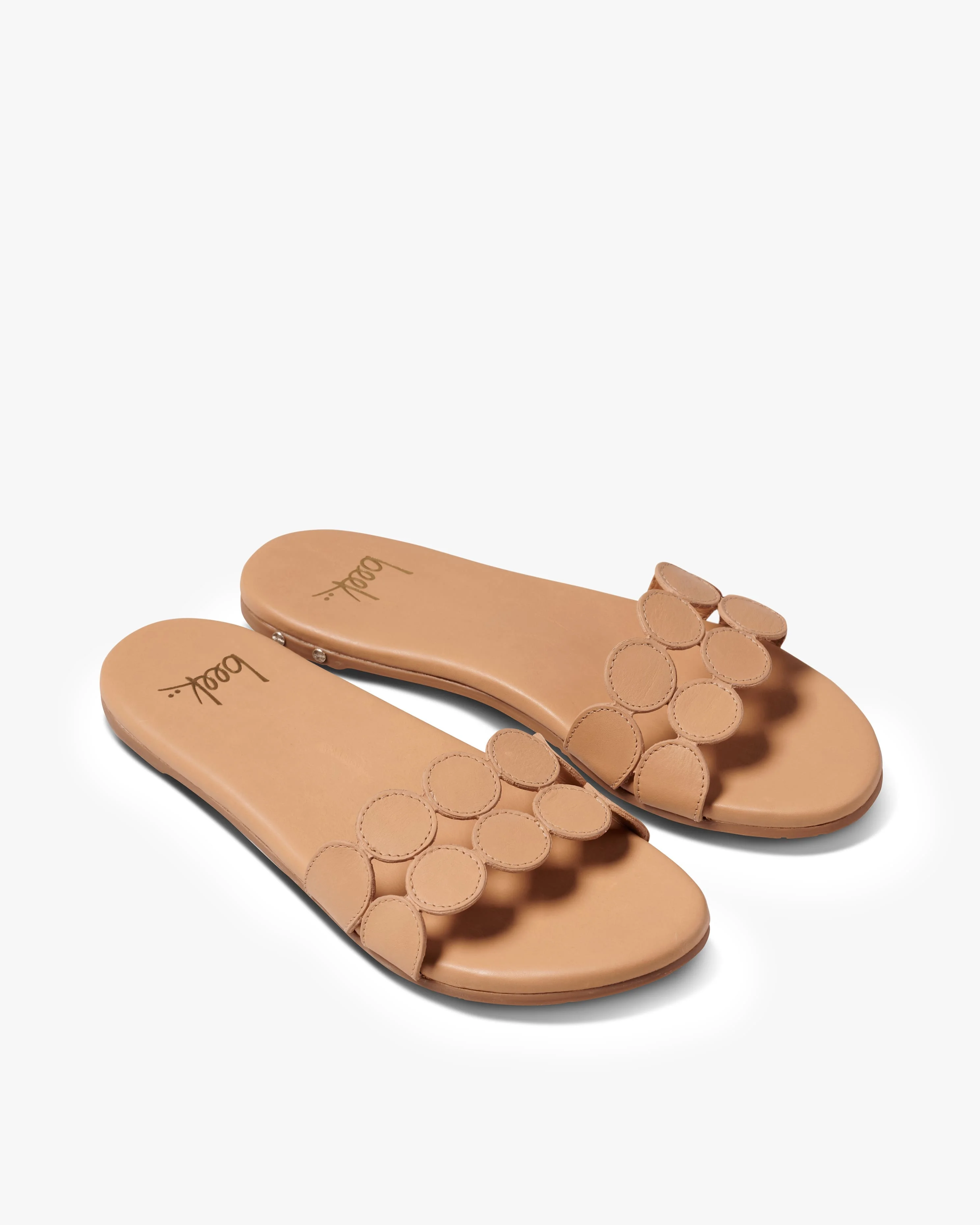 Whirlybird Leather Slide Sandal - 1