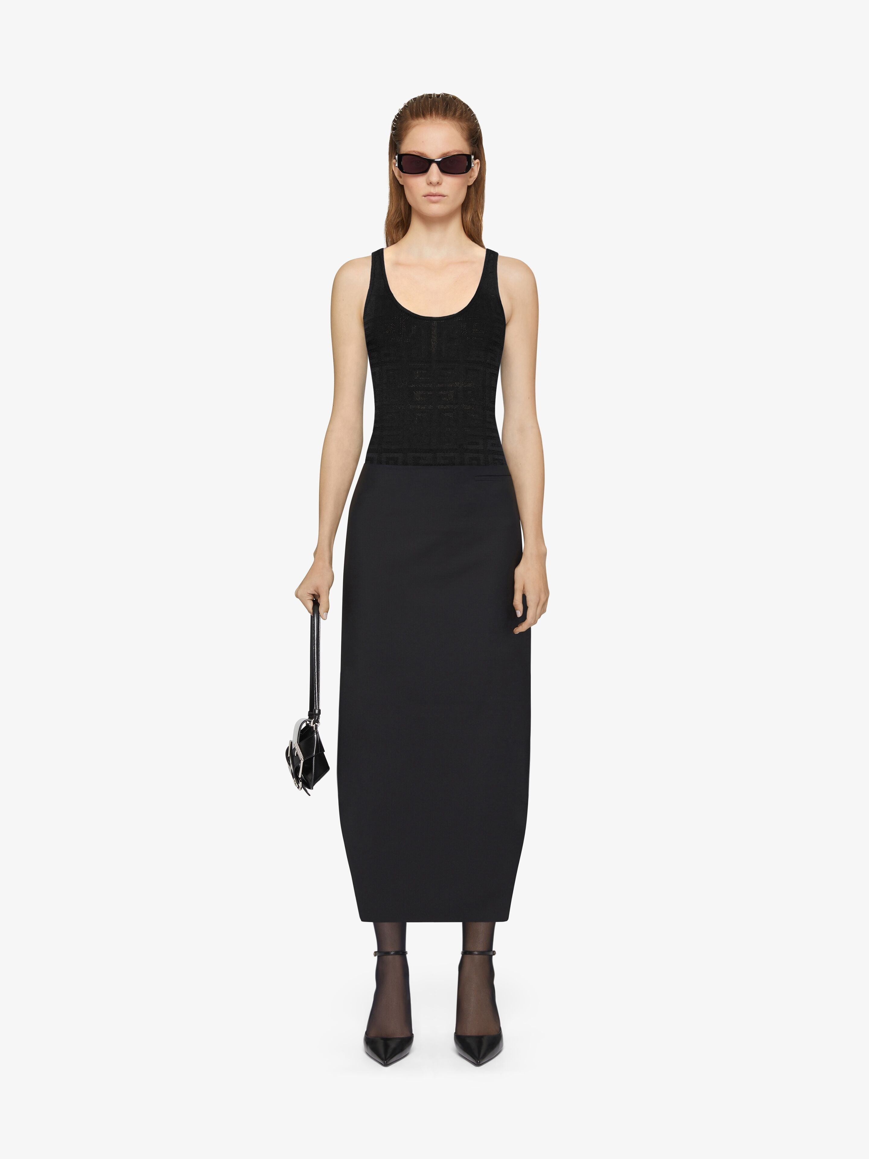 SLIM TANK TOP IN 4G JACQUARD - 2