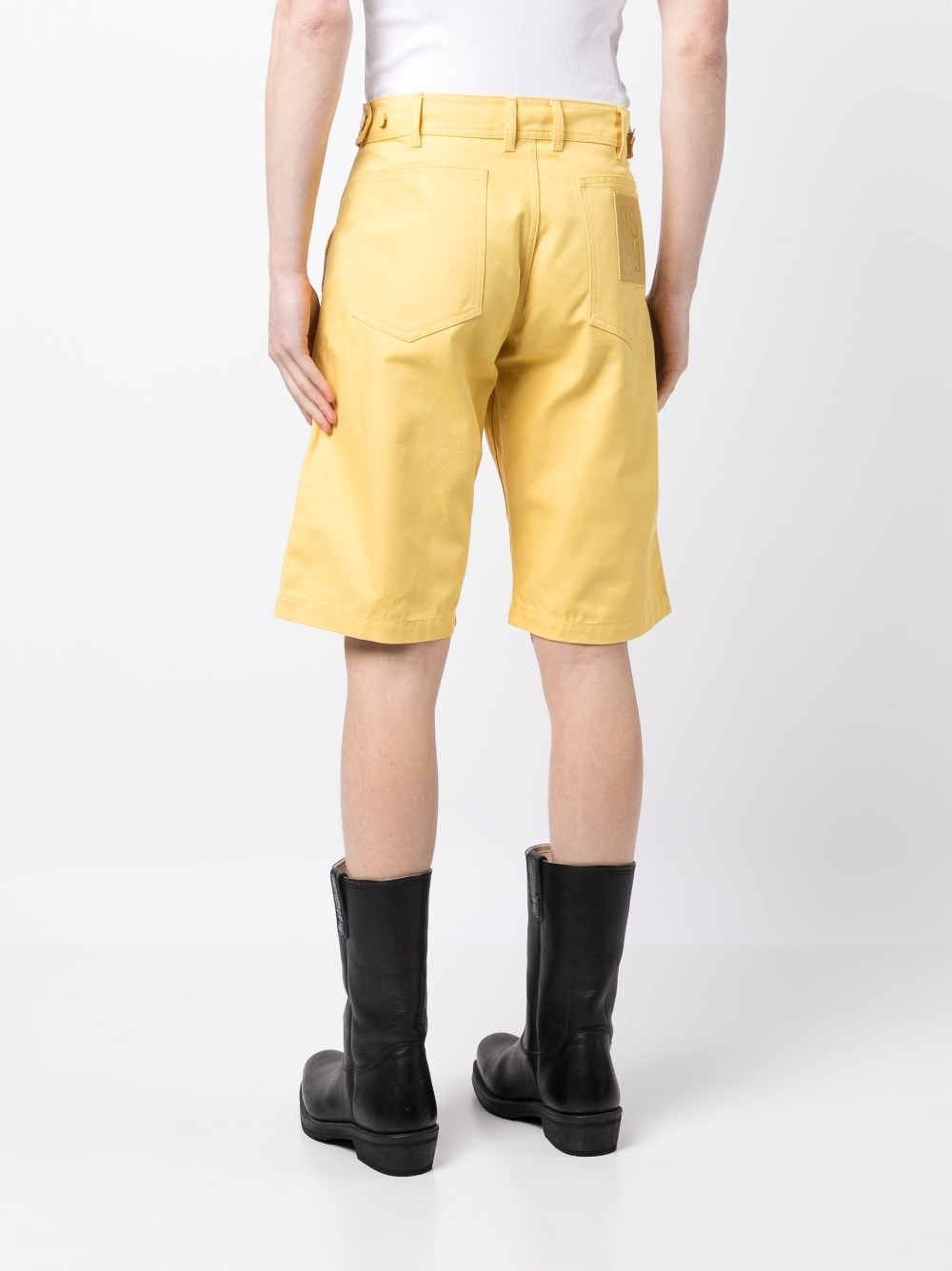 logo-patch tailored shorts - 4