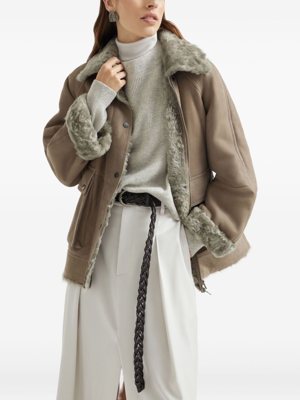 zip-up bomber jacket - 3