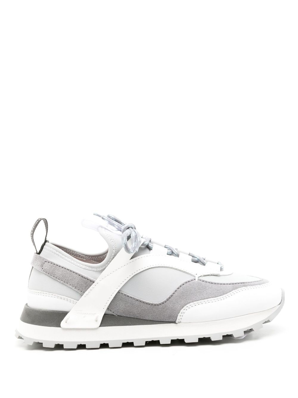 lace-up low-top sneakers - 1