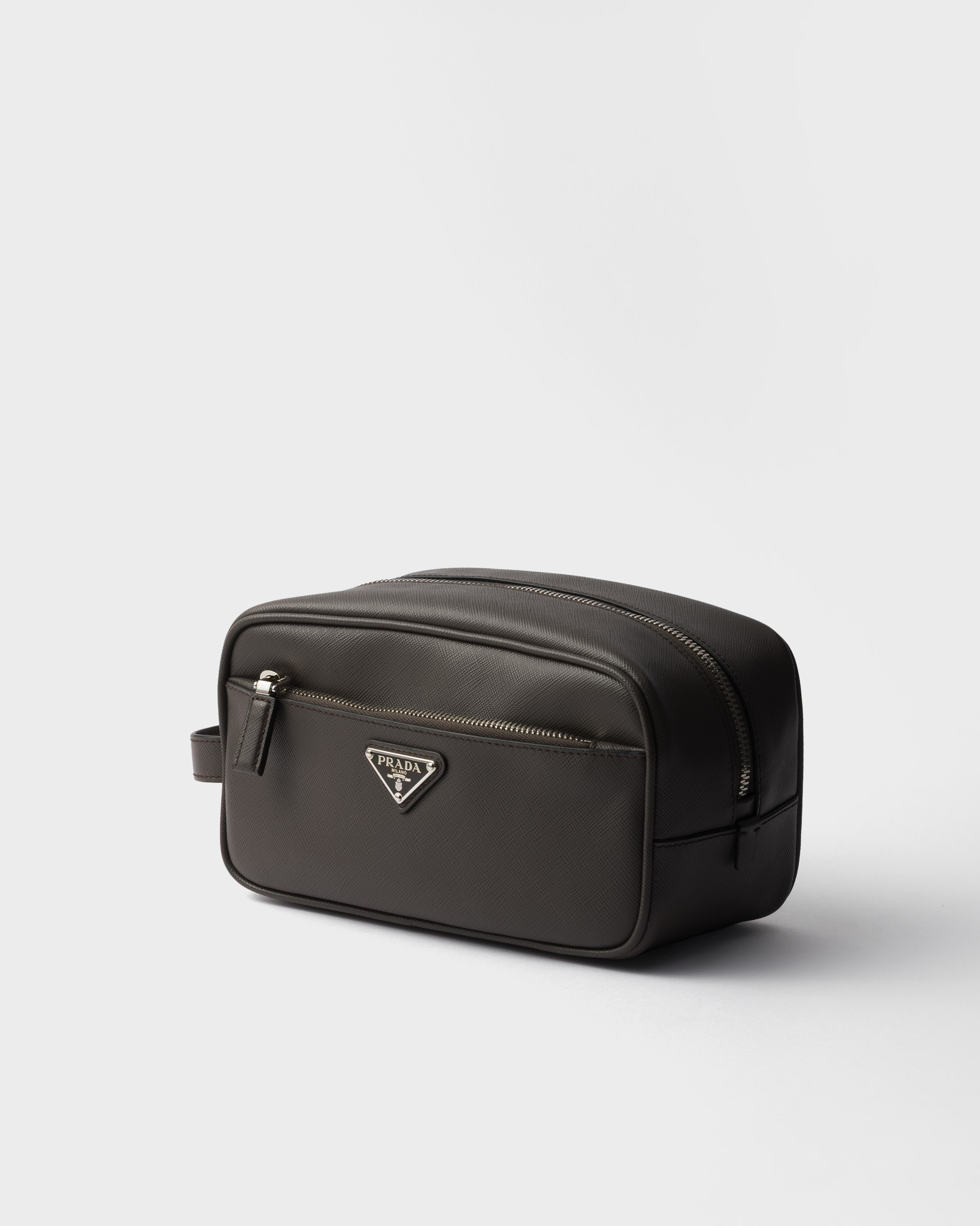 Saffiano leather travel pouch - 2
