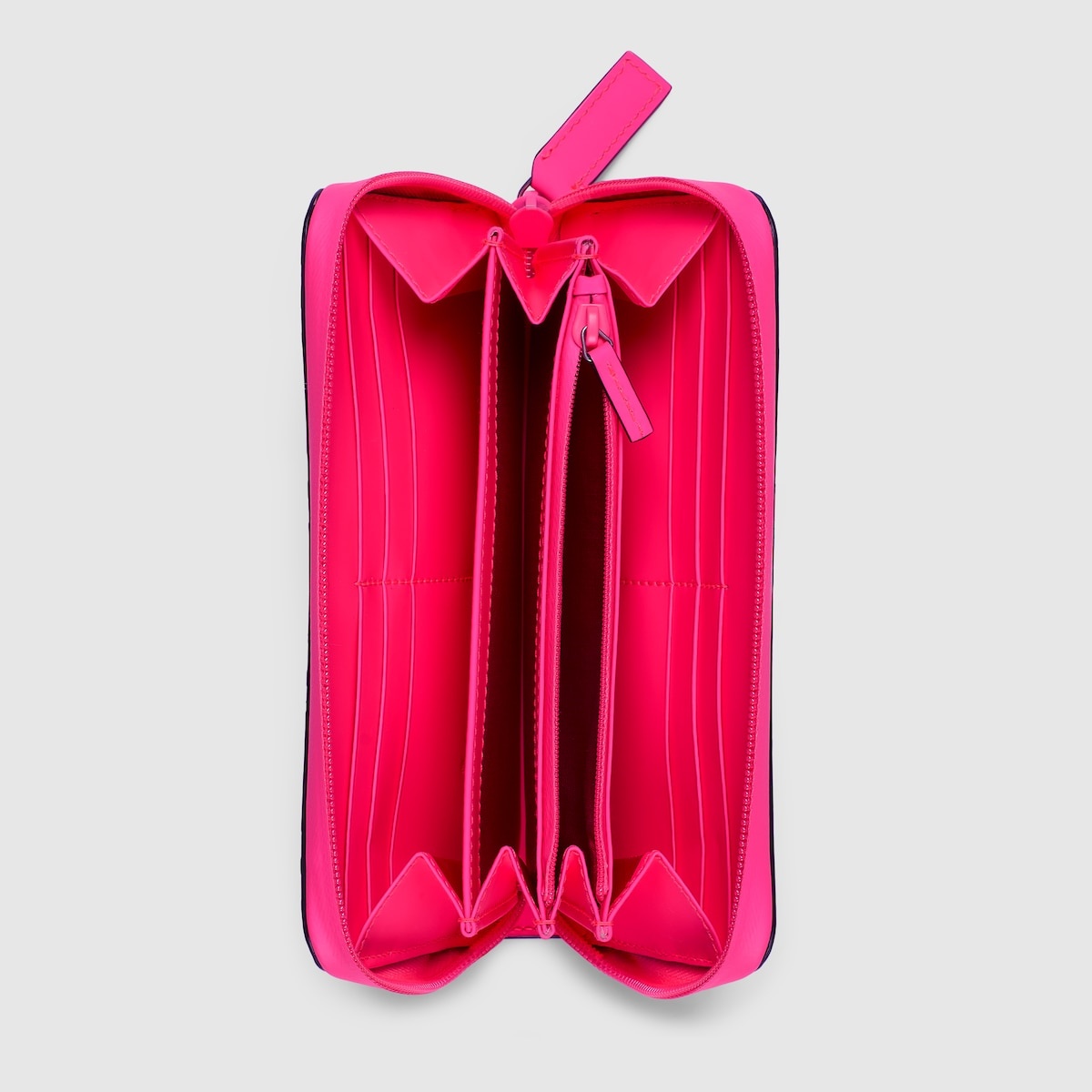 GG rubber-effect zip around wallet - 2