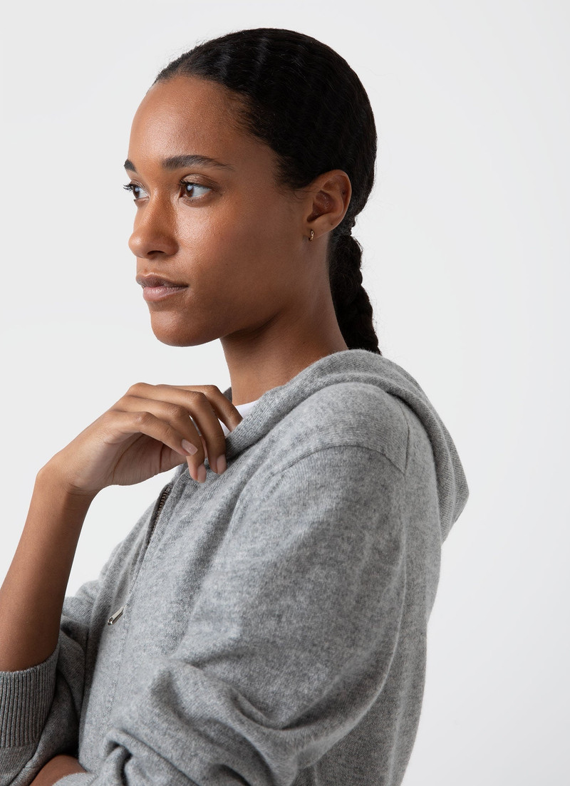Sunspel Cashmere Zip Hoody outlook