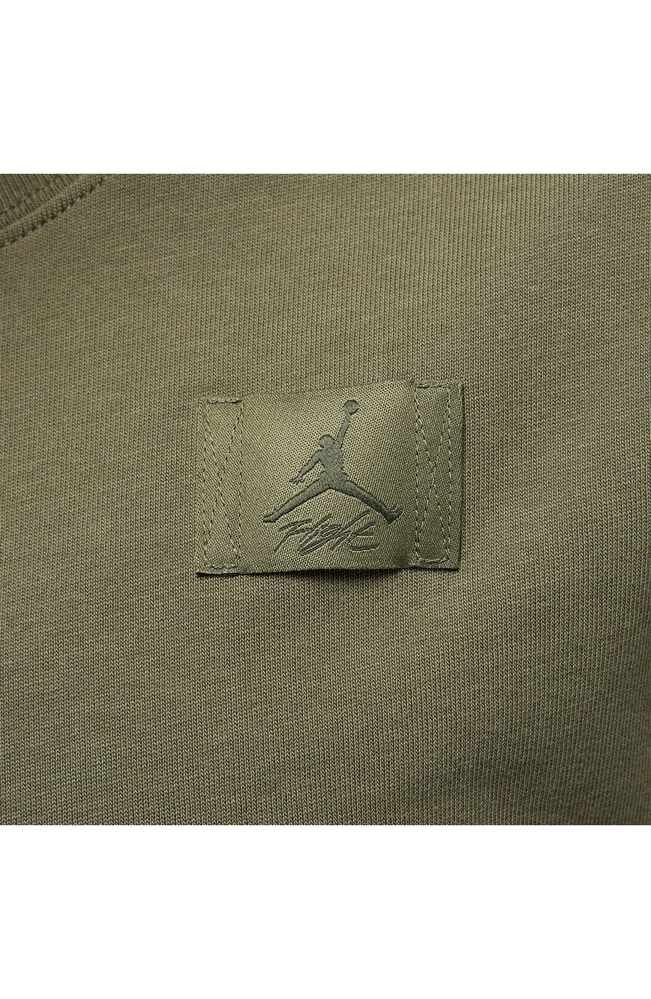 Nike Jordan Flight Essentials Oversized T-Shirt in Medium Olive at Nordstrom - 3