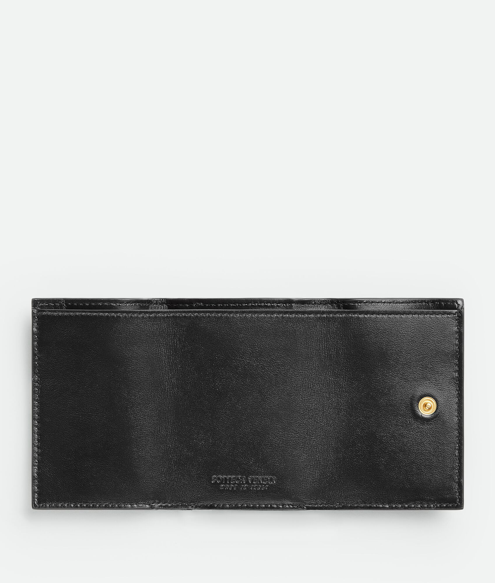 Small Intrecciato Tri-Fold Zip Wallet - 2