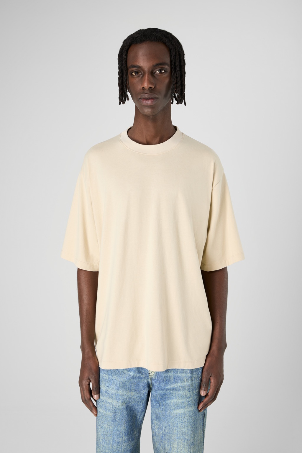Faded Sand Boxy T-shirt - 2