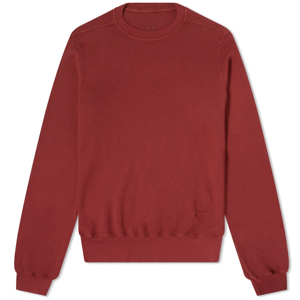 Rick Owens DRKSHDW Waffle Crew Sweat - 1