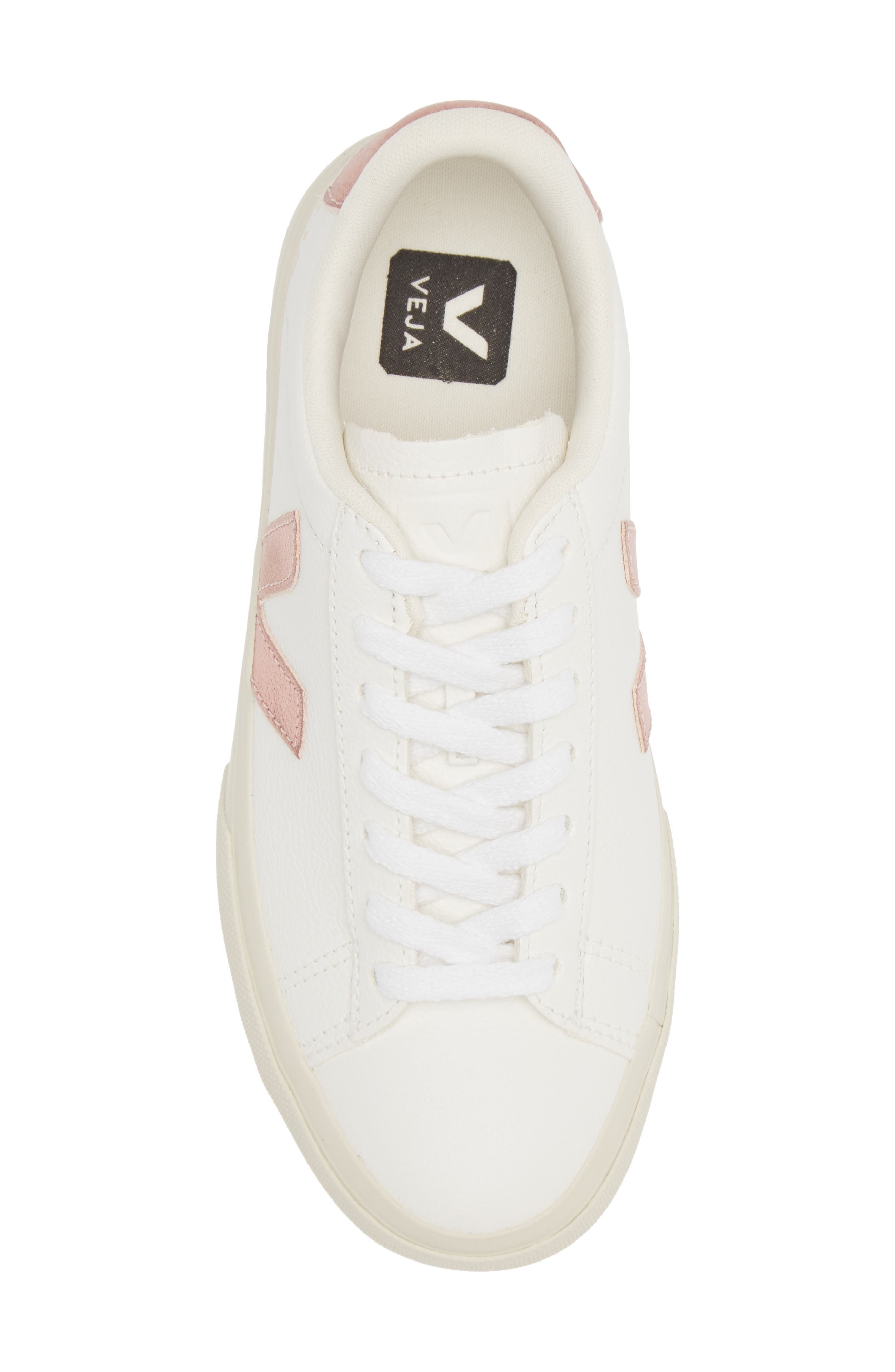 Veja Campo Chrome Free Leather Sneaker in Extra-White Nacre at Nordstrom - 5