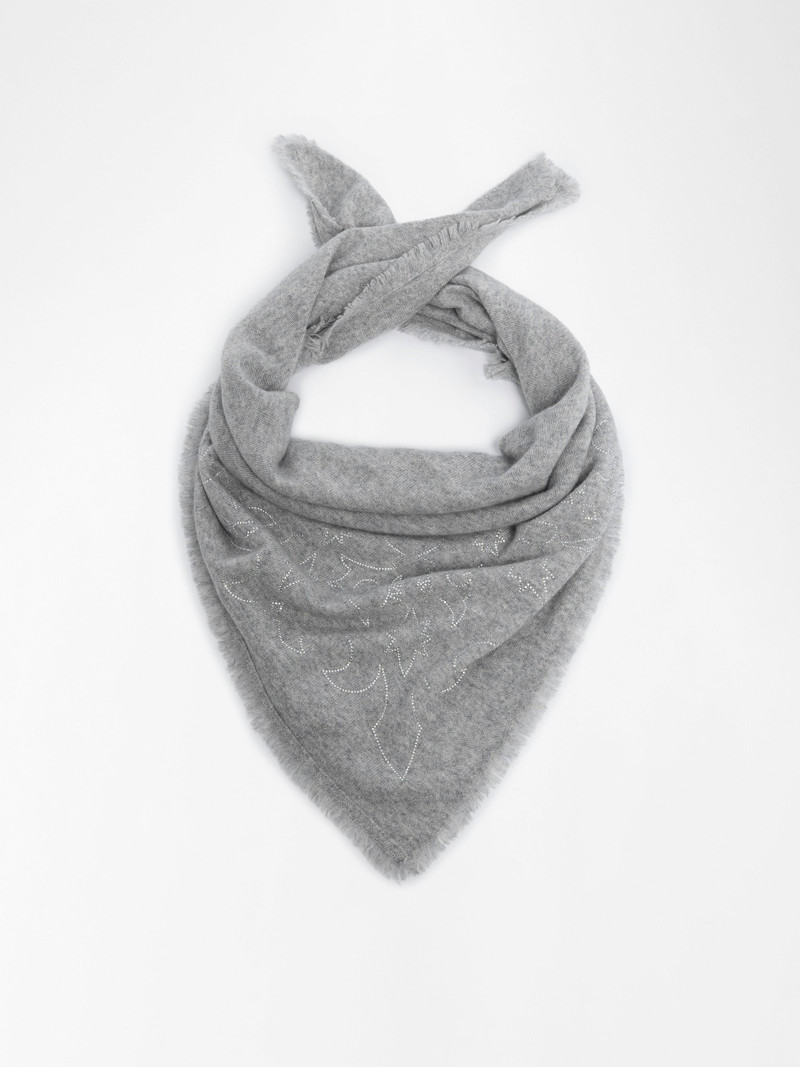 Zadig & Voltaire Stevie Diamanté Western Scarf outlook