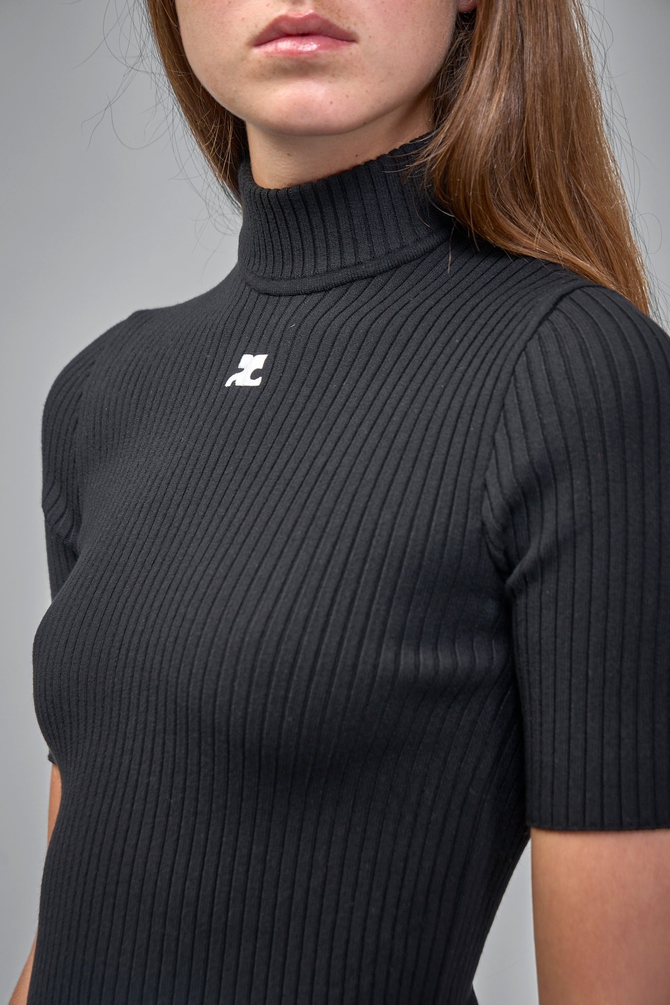 Reedition Rib Knit Mockneck Top - 4