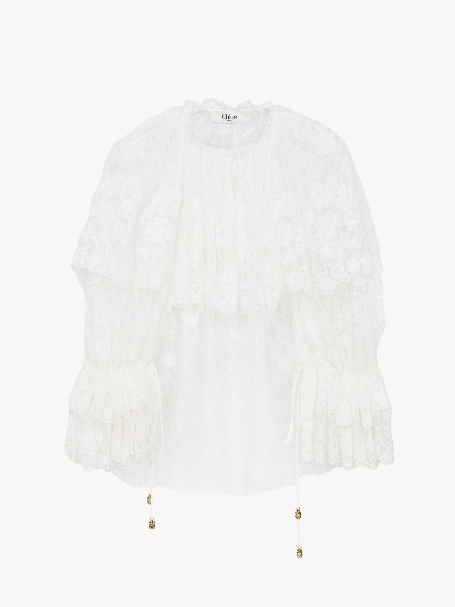 レースギャザートップ / Lace Gathered Top（その他トップス