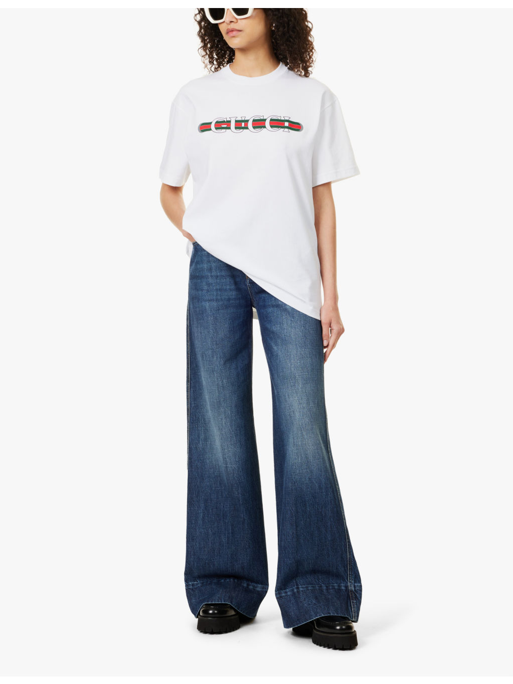 Ancora brand-print cotton-jersey T-shirt - 2