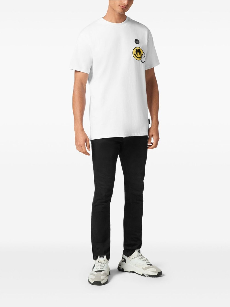PHILIPP PLEIN smile-patch T-shirt outlook
