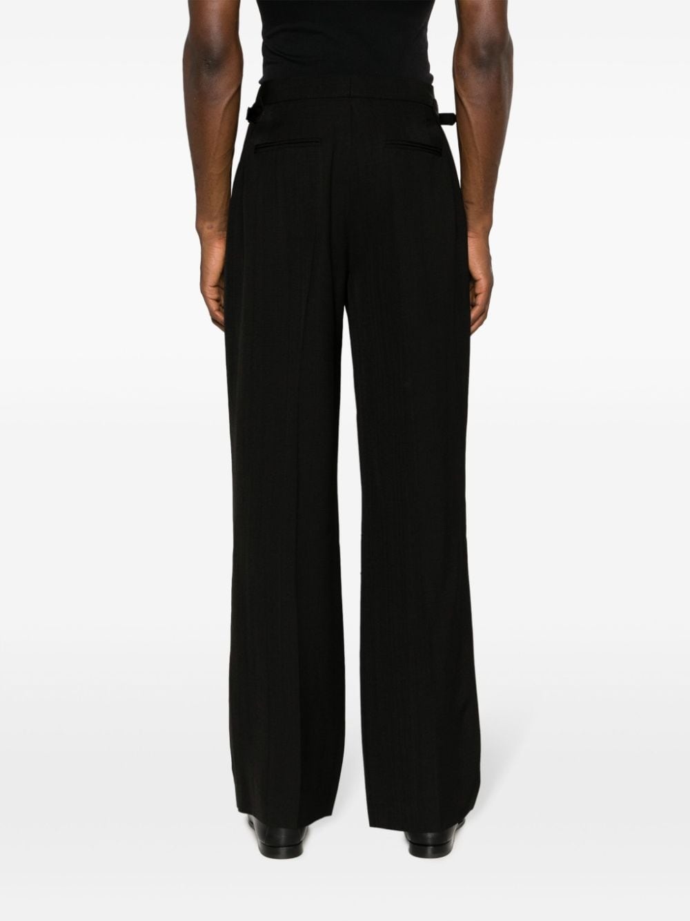 straight-leg trousers - 4
