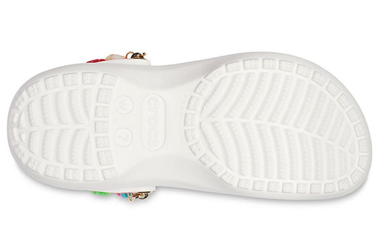 (WMNS) Crocs Breathable White Sandals 206984-94S - 6