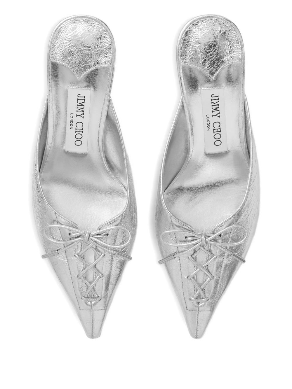Jimmy Choo carlett 50 leather mules - 2