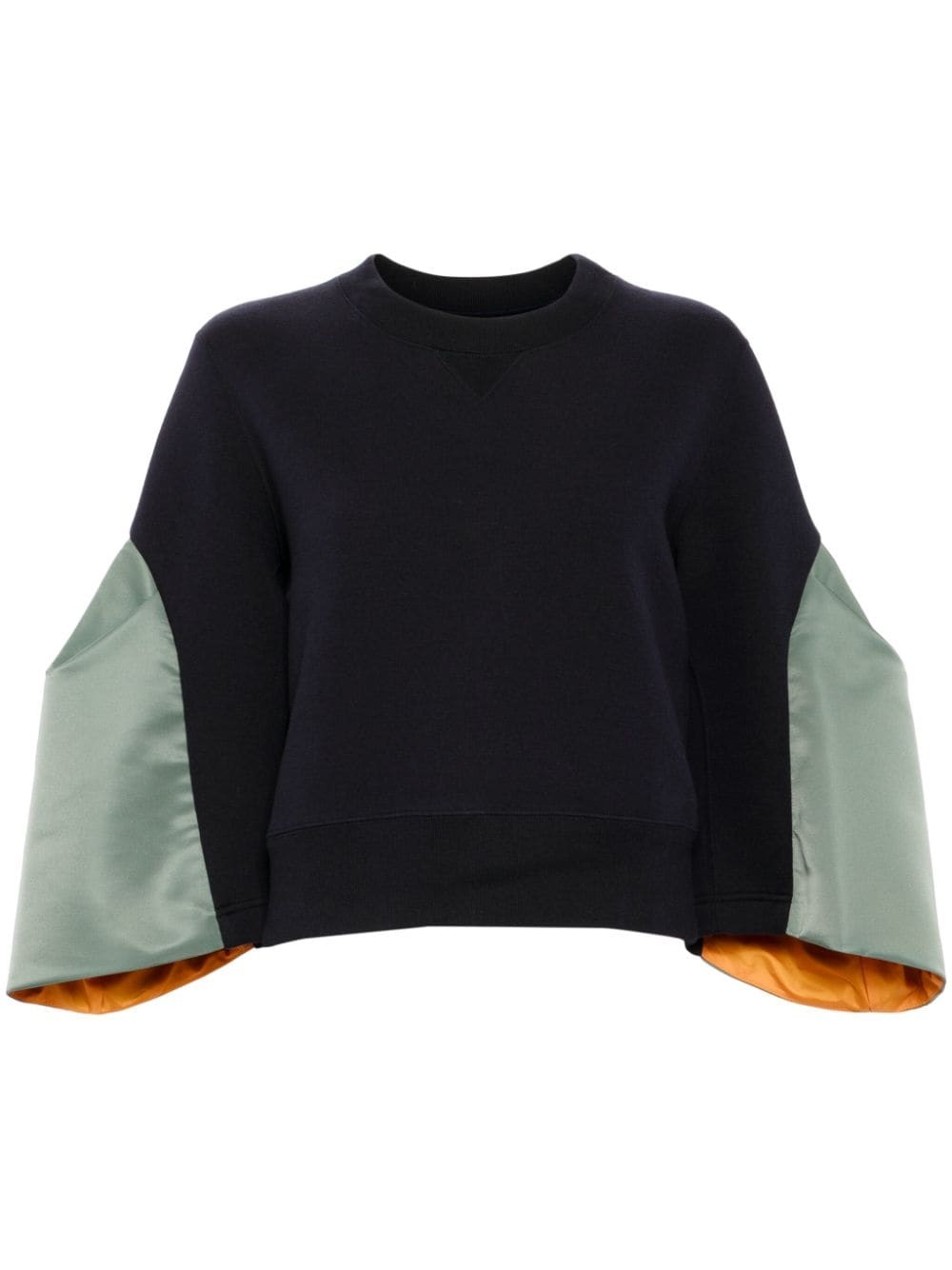 panelled sweatshirt - 1