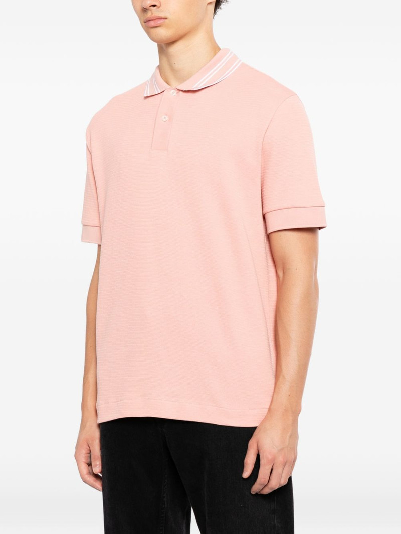 striped collar polo shirt 3