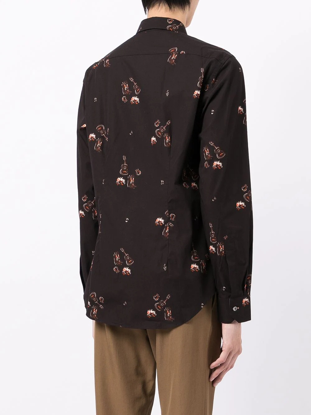 Cowboy Campfire print shirt - 4