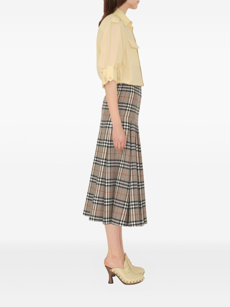 Burberry wool midi skirt outlook