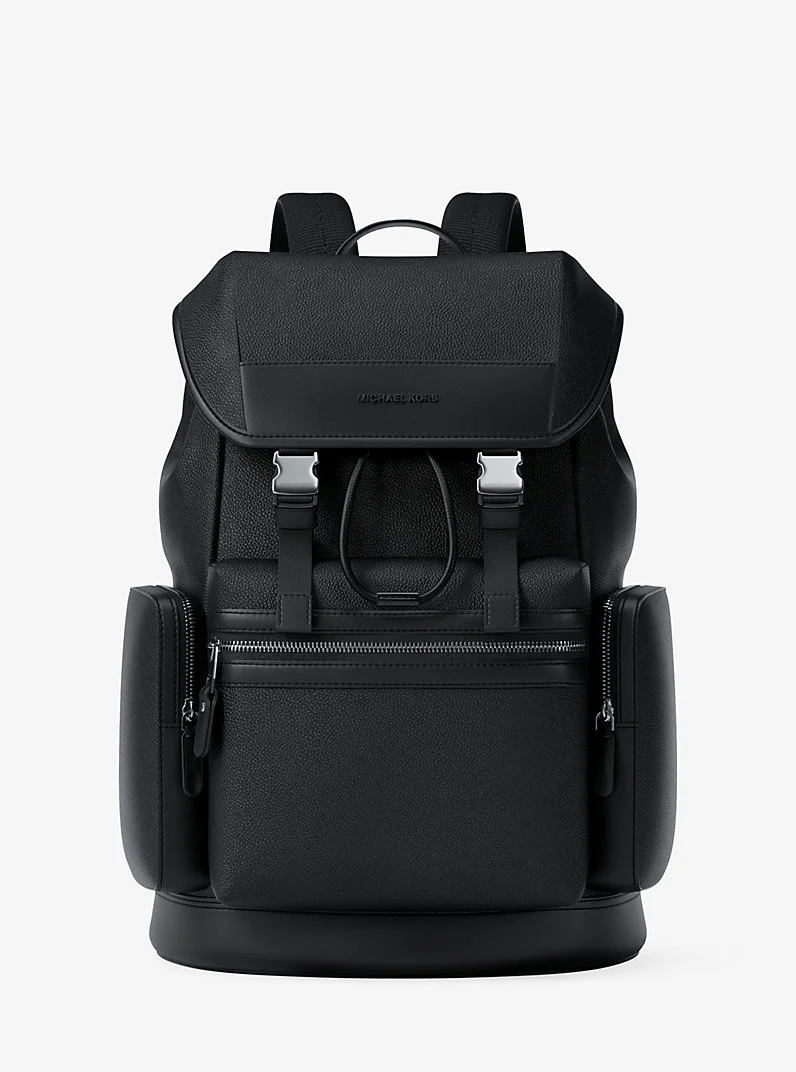 Jet Set Pebbled Leather Backpack - 1