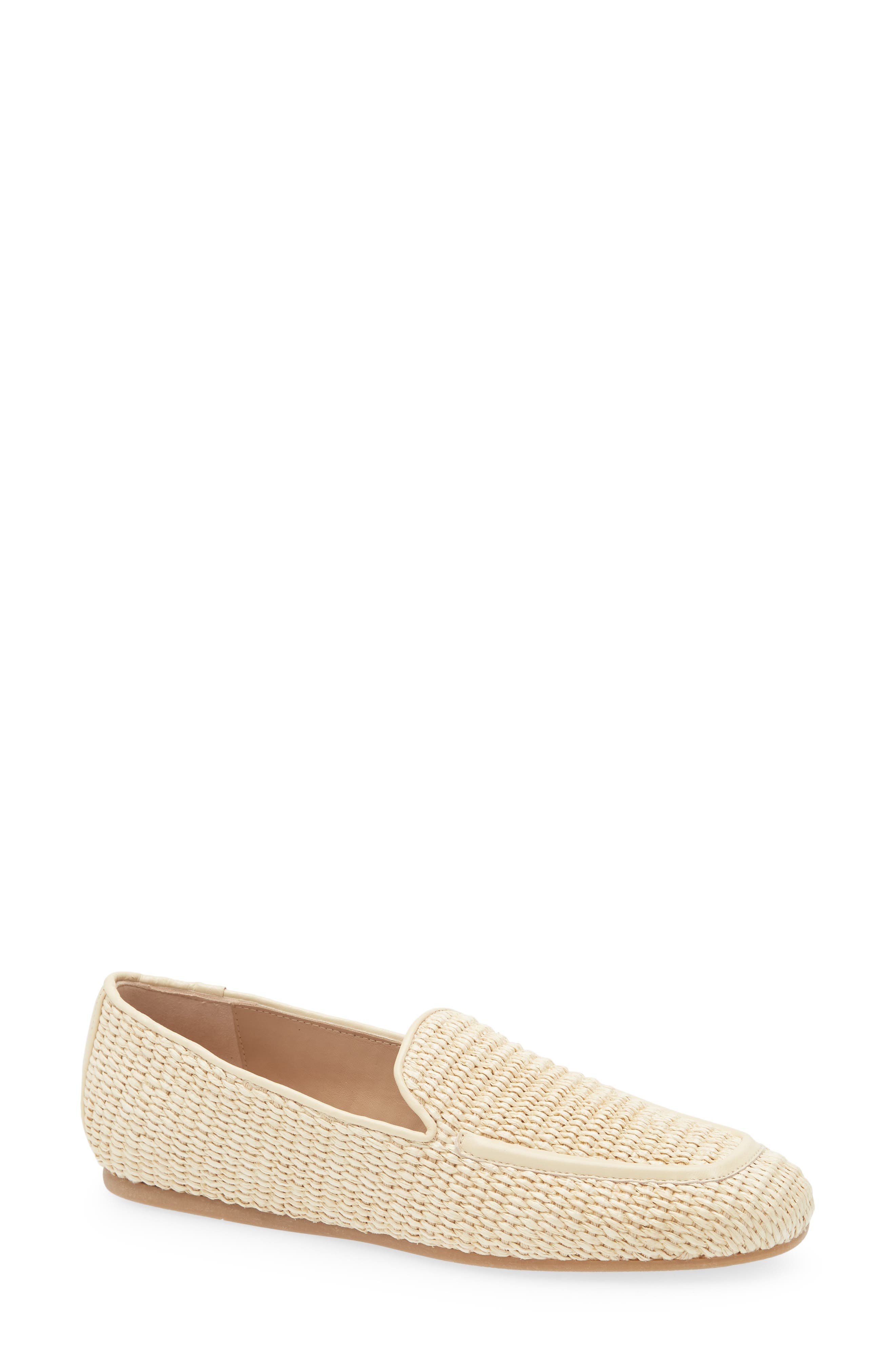 Stuart Weitzman Lee Loafer in Natural/Vanilla at Nordstrom - 1