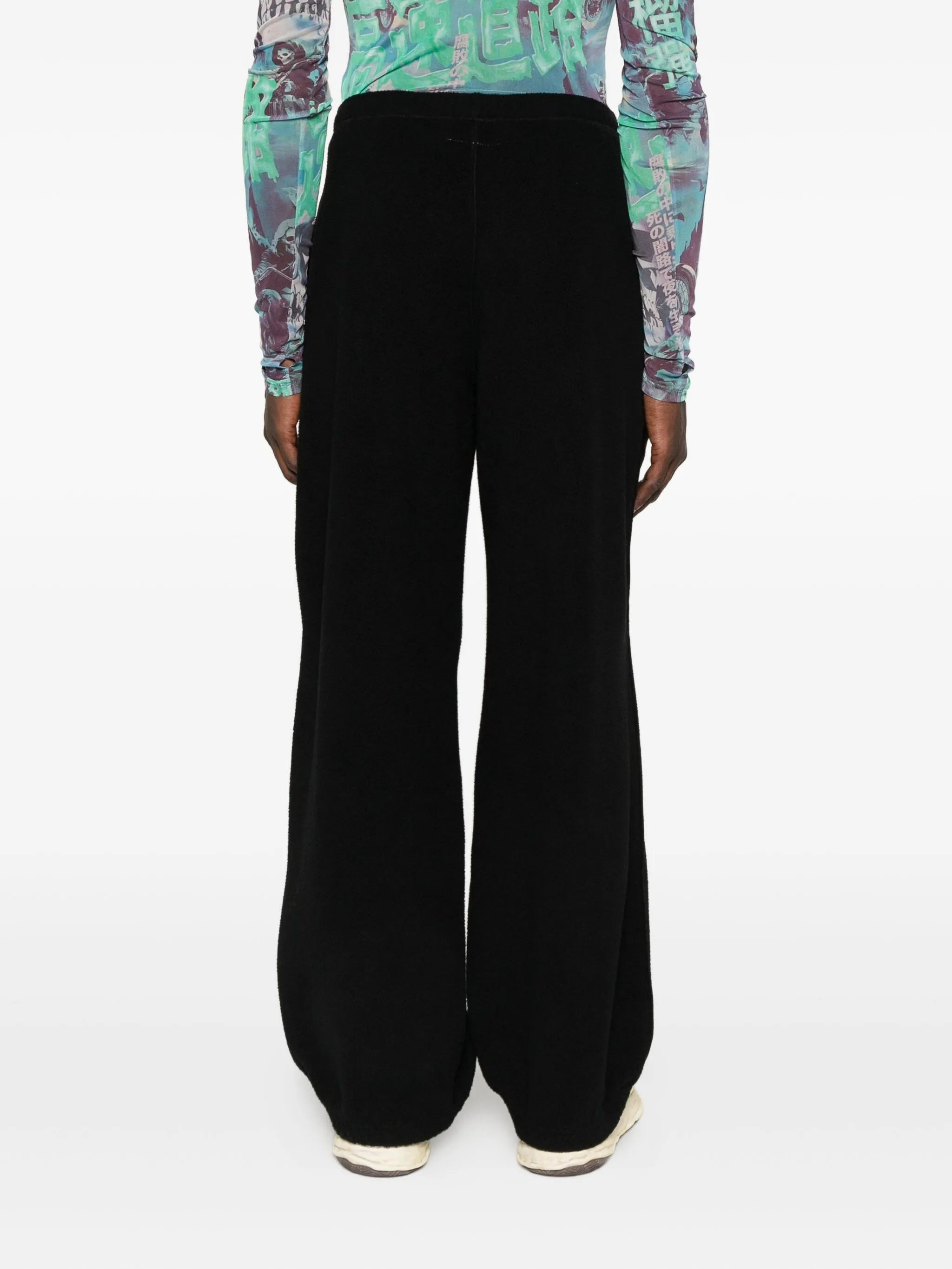Mm6 Maison Margiela Fleece Cuffed-hem Trousers - 2