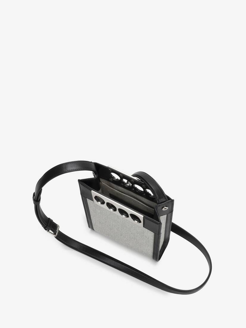 Men's The Grip Mini Tote Bag in White/black 4