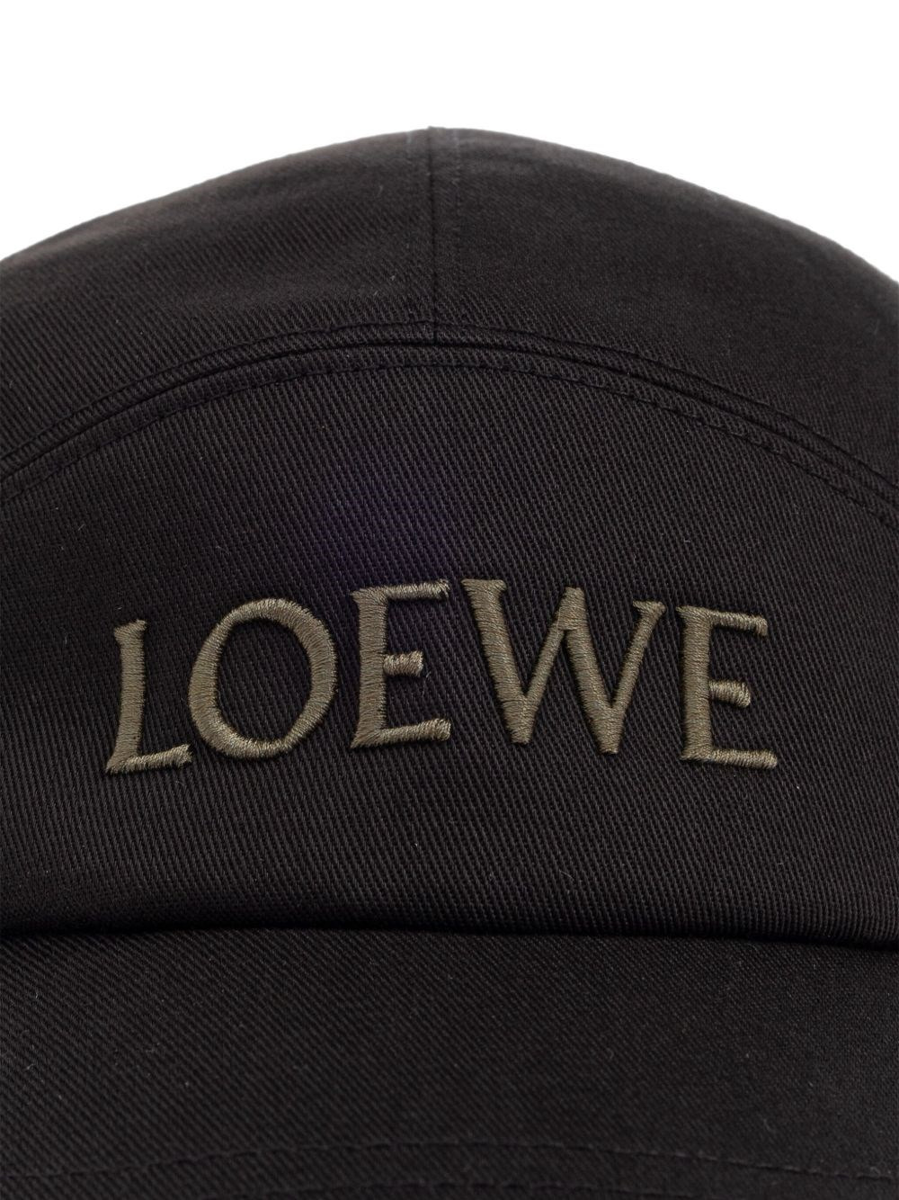 Logo cotton baseball cap - 3