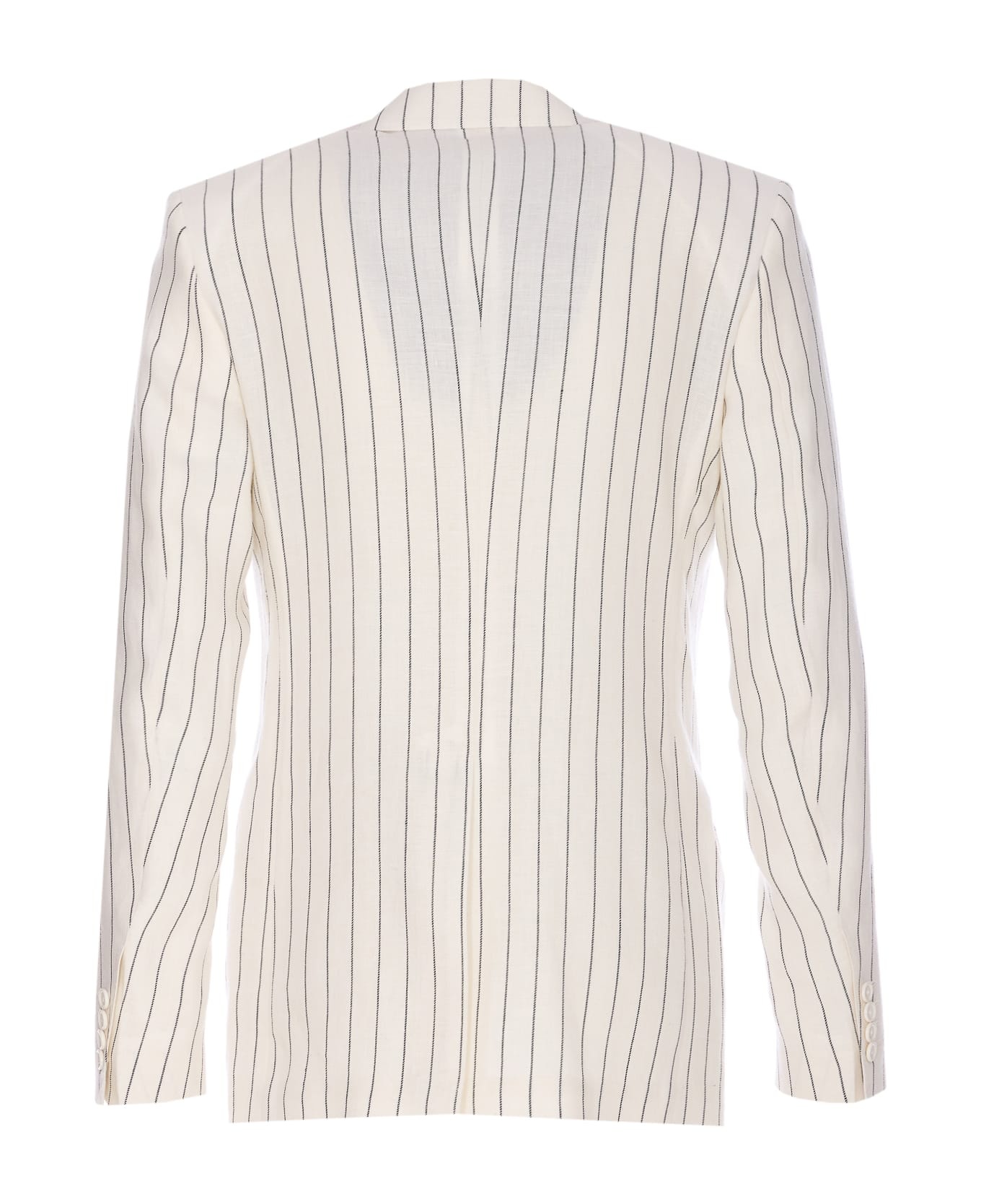 Pinstriped Blazer - 2