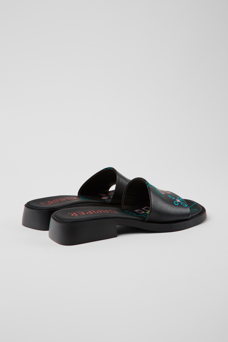 CAMPERLAB Black Leather Women's Sandal. outlook