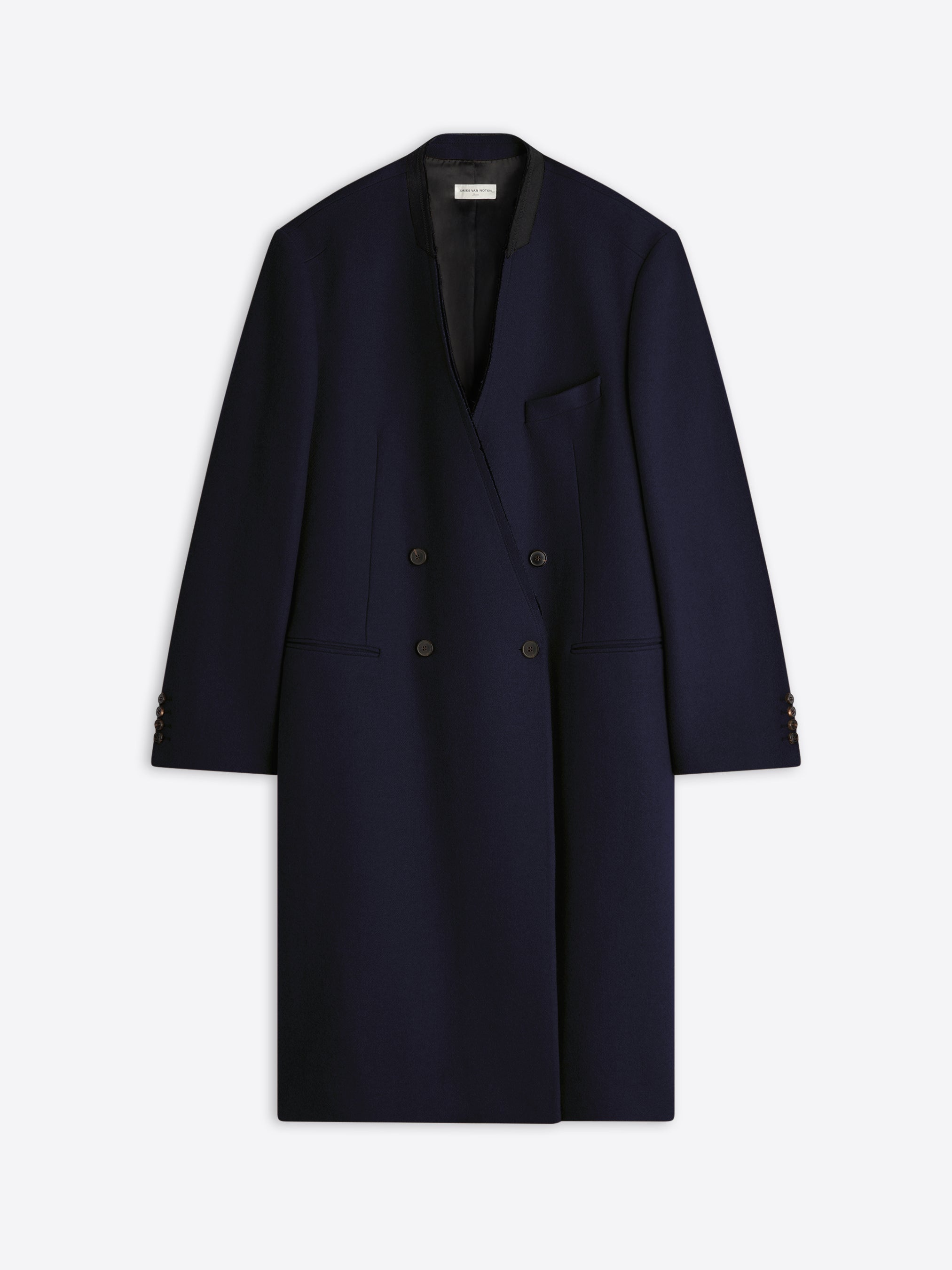 Dries Van Noten RAW EDGE COAT | REVERSIBLE