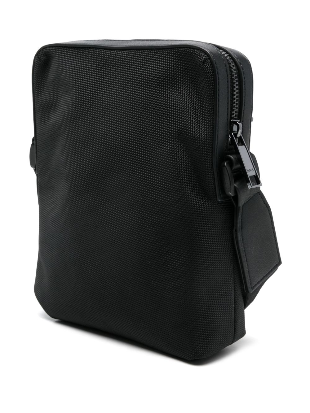 logo-debossed messenger bag - 3