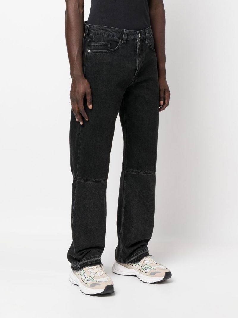 wide-leg organic-cotton jeans - 3