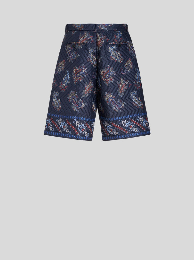 Etro PAISLEY QUILTED NYLON BERMUDA SHORTS outlook